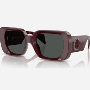 VERSACE ⭐️$485 NWT FULL KIT VERSACE VE 4473U BORDEAUX/DARKGREY SUNGLASSES⭐️